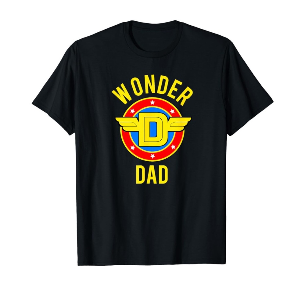 Wonder Dad Short Sleeve T-Shirt - Black, Size XL